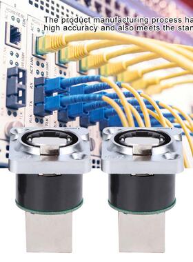 2Pcs Connector RJ45 Right Angle Connector Fire Retardant Ins