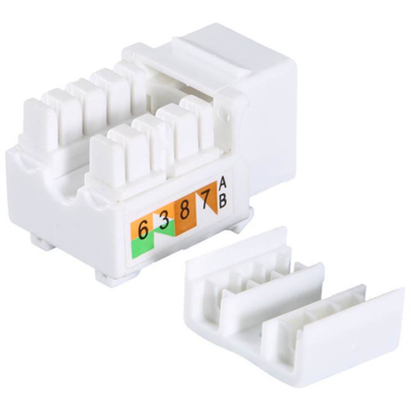 50 Pcs Generic Cat6 RJ45 Jack Punch-Down Stand Ethernet Modu