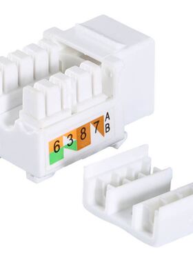 50 Pcs Generic Cat6 RJ45 Jack Punch-Down Stand Ethernet Modu