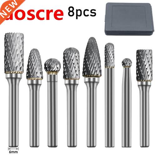 Tungsten Steel Grinding Head Tungsten Carbide Bur Set Mini D