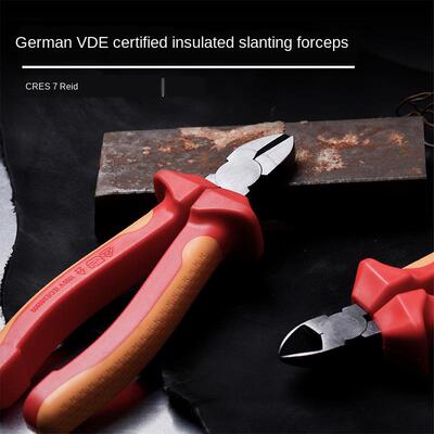Slanting Forceps Electrical Insulation Shears Steel Wire Dia