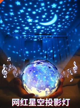 reative star projection lamp baby toy music nightlight,http