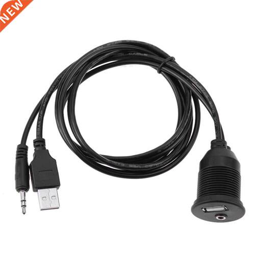 1m Car Dashboard USB Extension Cord Auto Moto USB 2.0 .5mm