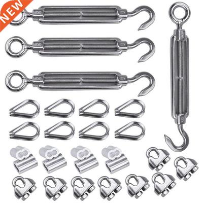 4 Pack 1/8 Inch Cable Railing Kit Included Stainless Steel H