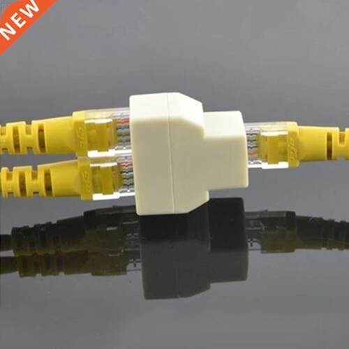 RJ45 CAT5 CAT5E Network Ethernet 1to2 Connector Adapter l29k
