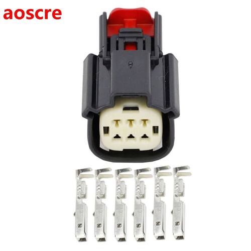 6 Pin Automotive Connector Harness Headlight Plug with Termi