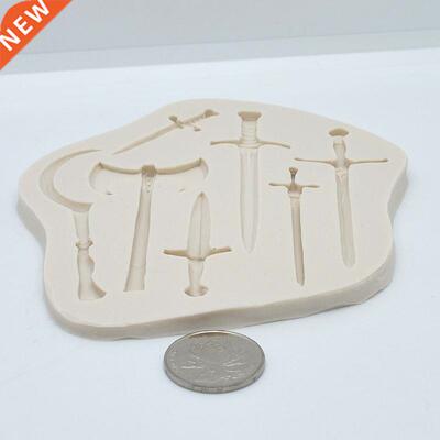 Sword Axe Silicone Resin Mold DIY Pastry Cake Fondant Moulds