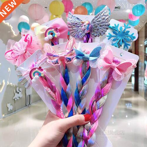 nicorn Party Decoration Girls Colorful nicorn Hair s Birthda