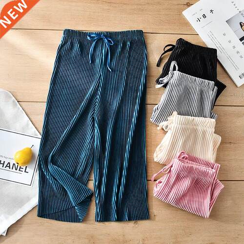 New Children's Pleated Wide-Leg Pants Summer Girl Kids L