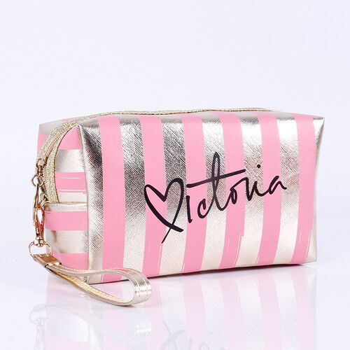 Waterproof Laser Cosmetic Bags Women Neceser Make Up Bag PVC