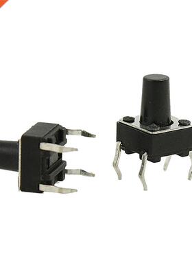 100 Pcs 6 x 6mm x 8.5mm PCB Momentary Tactile Tact Button Sw