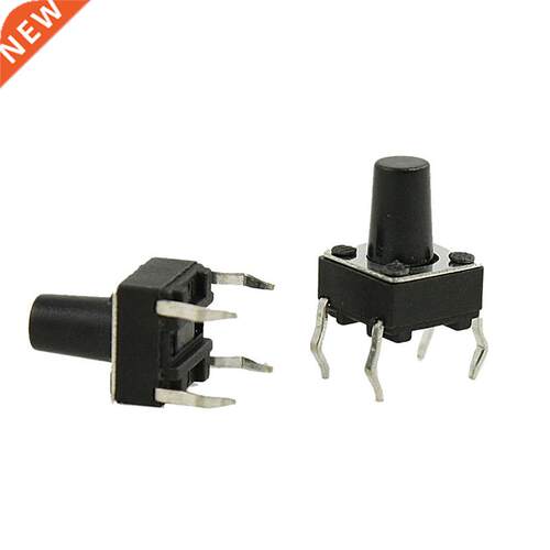 100 Pcs 6 x 6mm x 8.5mm PCB Momentary Tactile Tact Button Sw
