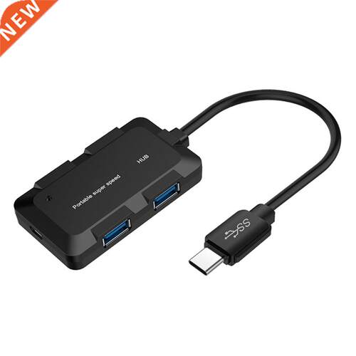 USB3.0 Hub High-Speed Network Splitter Type-C 3.1Hub 4-Port