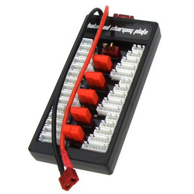 2S-6S Lipo Parallel Charging Board Charger Plate T Plug for