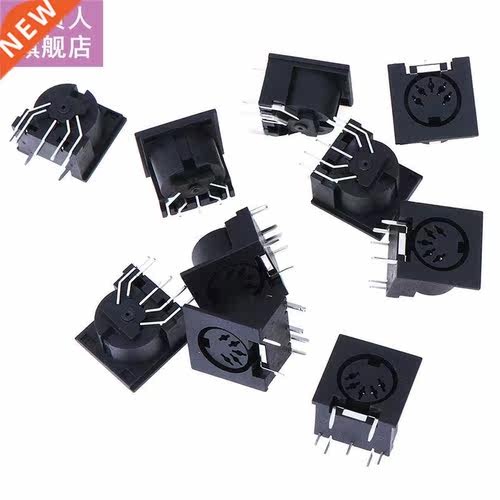 High Quality 10Pcs/Set PCB Panel Mount Female Connector DIN