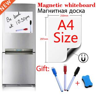 A4 Size Magnetic Whiteboard Fridge er Dry Erase White Board