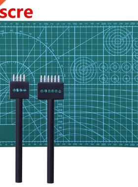 4 mm 2/4/6/Prong Hole Spacing Leather Hole punches With Cutt