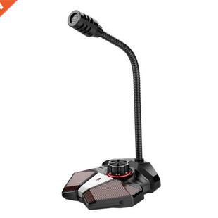 USB Computer Microphone, Mute Button and LED Indicator, Used