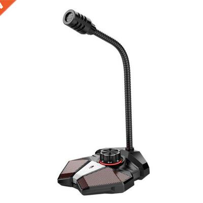 USB Computer Microphone, Mute Button and LED Indicator, Used