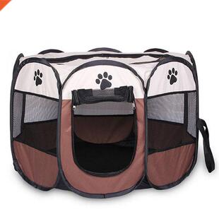 Portable Folding Pet tent Dog House Cage Dog Cat Tent Plaype