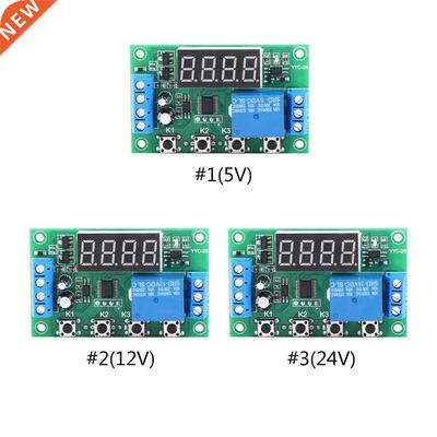 YYC-2S 5V/12V/24V LED Adjustale Timer Relay Automation Cont