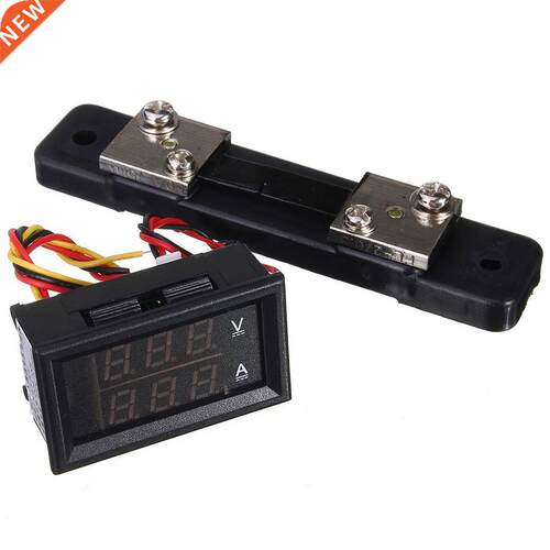 0-50A LED voltmeter voltage indicator Ammeter Ammeter + Shun