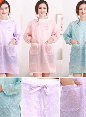 Waterproof Apron Cooking Kitchen Aprons For Women Home Clean