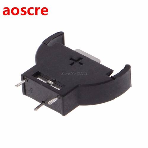 Button Battery Holder 20 Pcs Plastic Shell CR2032 Button Cel