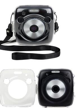 Clear Hard Case Protector Cover Wth Strap for Fujflm nst