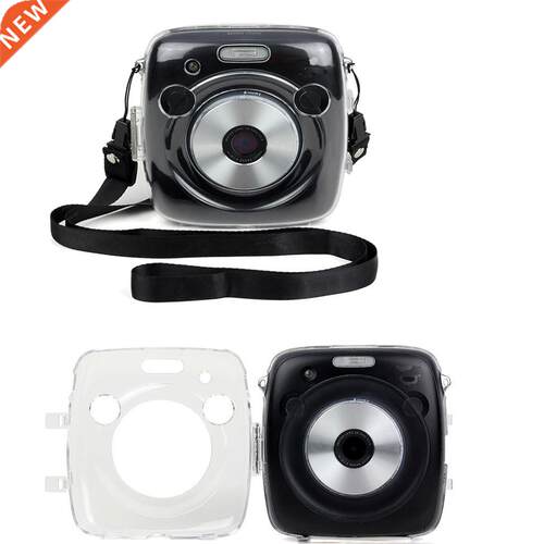 Clear Hard Case Protector Cover Wth Strap for Fujflm nst