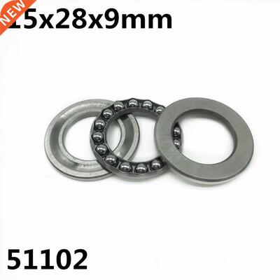2Pcs 51102 15x28x9mm Axal Thrust Ball Bearngs 8102 Hgh qu