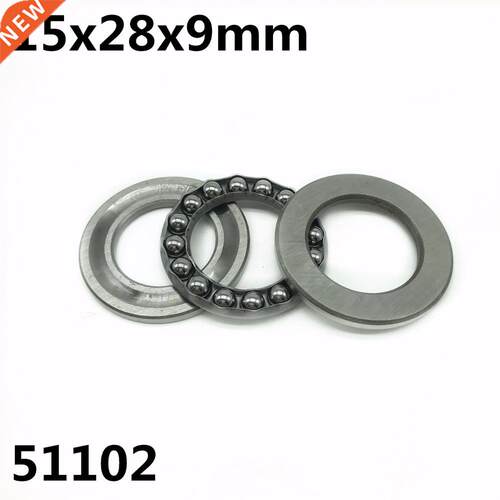 2Pcs 51102 15x28x9mm Axal Thrust Ball Bearngs 8102 Hgh qu