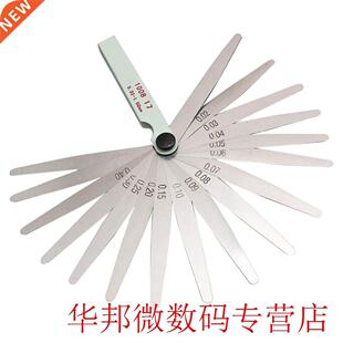 100mm Length Metric Feeler Gauge 17 Blade Gap Filler 0.02-1.