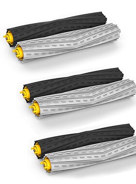 3set/6pcs Tangle-Free Debris Extractor Brush for iRobot Room
