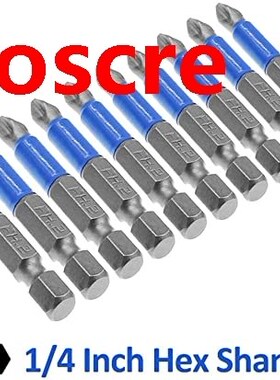 New 10pc Magnetic Single Anti Slip Screwdriver Bit Set PH2 6