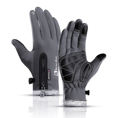 Winter Men Women Thermal Ski Skiing Gloves Thermal Fleece Wa