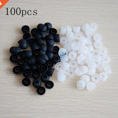 50pcs/lot Soft Silicon Ear Tip Cover Replacement Earbud Cove