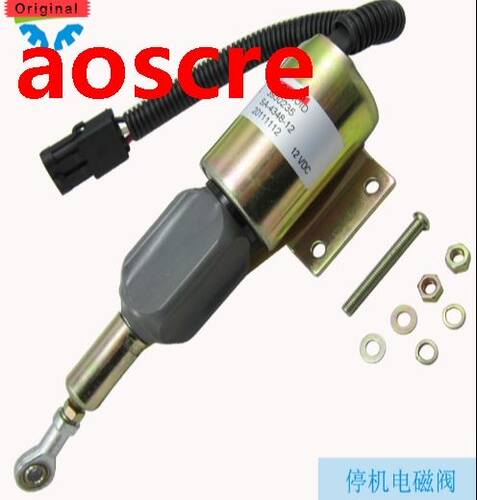 Fuel Shutdown Solenoid Valve 3930235 SA-4348-12 for Engine,1