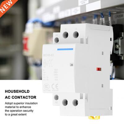modular contactor 2P 6A 24V 220V/20V 50/60Hz Household AC