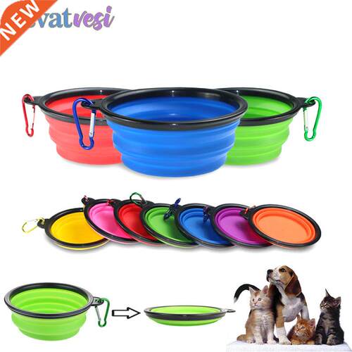 350Ml Pet Dog Bowl Collapsible Dog Water Bottle Portable Dog