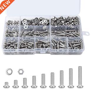765 PCS M4 Screws Pan Head Screws Set Stainless Steel Bolts