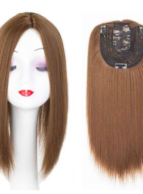 Women Synthetic Hair Pieces 3 Clips In One Piece Hair Extens