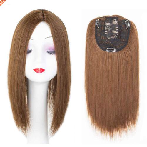 Women Synthetic Hair Pieces 3 Clips In One Piece Hair Extens