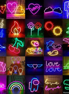 LED Neon Light Sign Strip New 189 Styles Wall Art Lamp Night