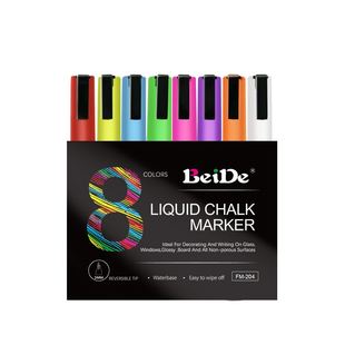 Liquid Chalk Mkers, 8 Pack of Neon Chalk Pens, For Nonporo