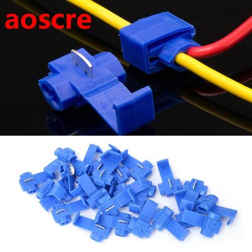 25Pcs Quick Electrical Wire Connector Snap Splice Lock Wire