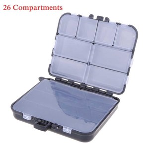26 Compartments Plastic Fishing Box Bait Case Carp Fish Lure