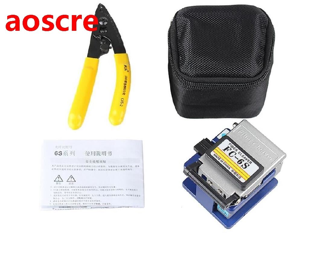Splice-Tool-Kit Fiber-Cutter FC-6S Optical-Fiber FTTH Bag CF
