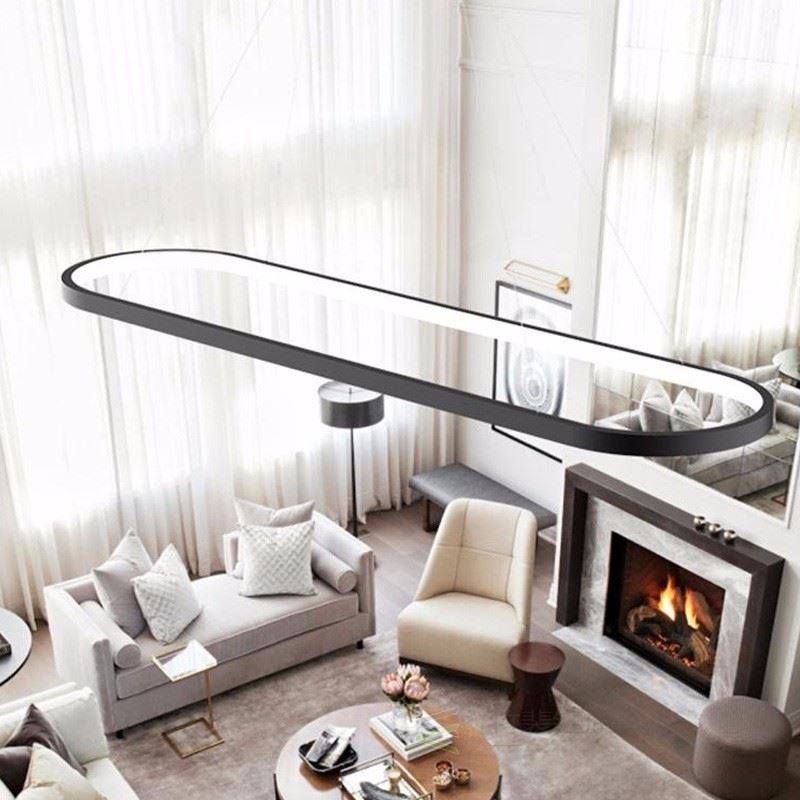 modern led chandelier dining room kitchen fixtures light wi