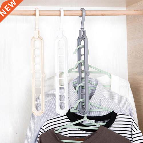 Household Space Saving Hanger Magic Clothes Hanger with Hook